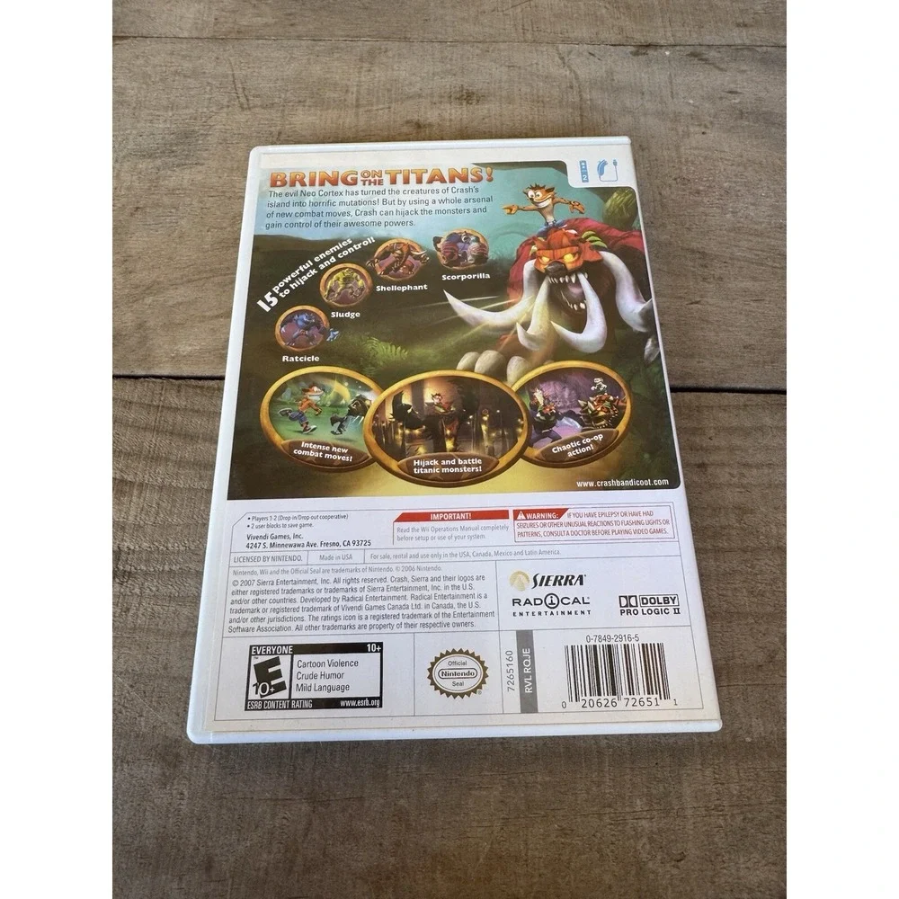 Crash of the Titans (Nintendo Wii,‎ 2007)